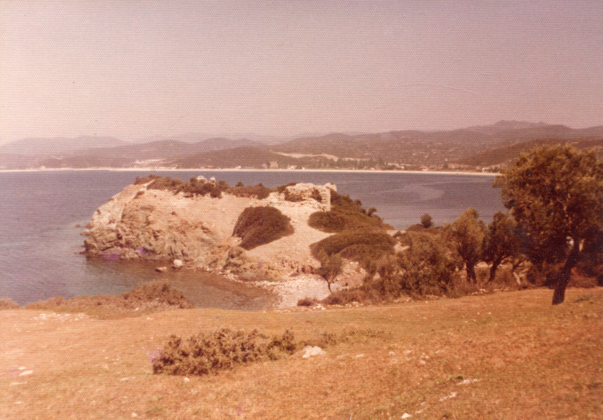 Άποψη της Ληκύθου της Τορώνης, 20ος αι.