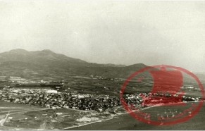 Πανόραμα από την Παραλία της Αρετσούς, Κουρί, Κατιρλί και Νέας Κρήνης,  μέχρι τις κορυφές του Χορτιάτη