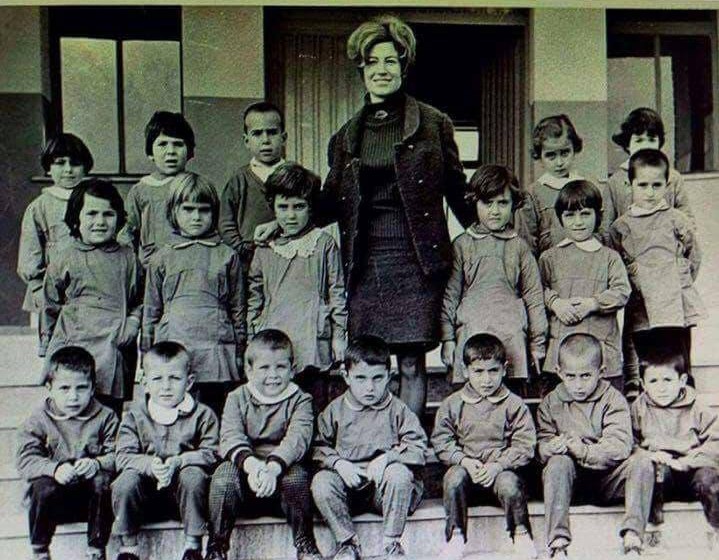 Δημοτικό Σχολείο Κυργίων κάπου στα 1968-70.
