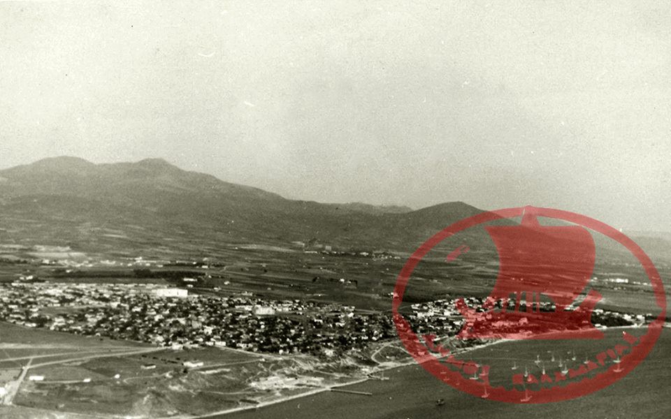 Πανόραμα από την Παραλία της Αρετσούς, Κουρί, Κατιρλί και Νέας Κρήνης,  μέχρι τις κορυφές του Χορτιάτη