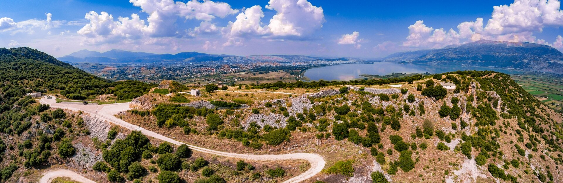 Αρχαιολογικός Χώρος στο Λόφο Καστρίτσας στα Ιωάννινα, Πανοραμική Λήψη