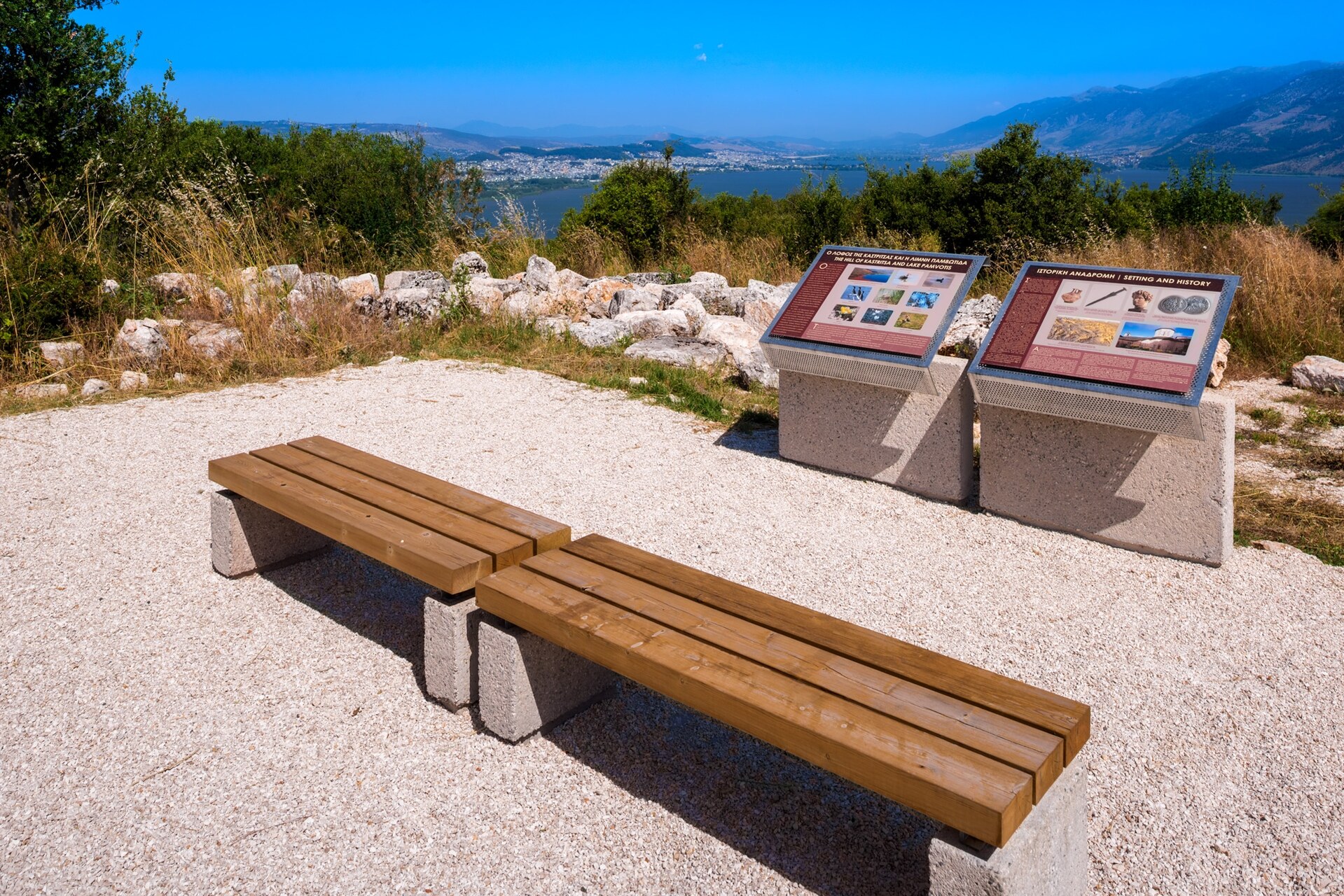 Αρχαιολογικός Χώρος στο Λόφο Καστρίτσας στα Ιωάννινα