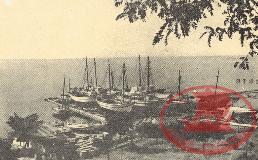 Το Ναυπηγείο του μαστρο-Μήτσου Χωματά στην παραλία του Νέου Κατιρλί