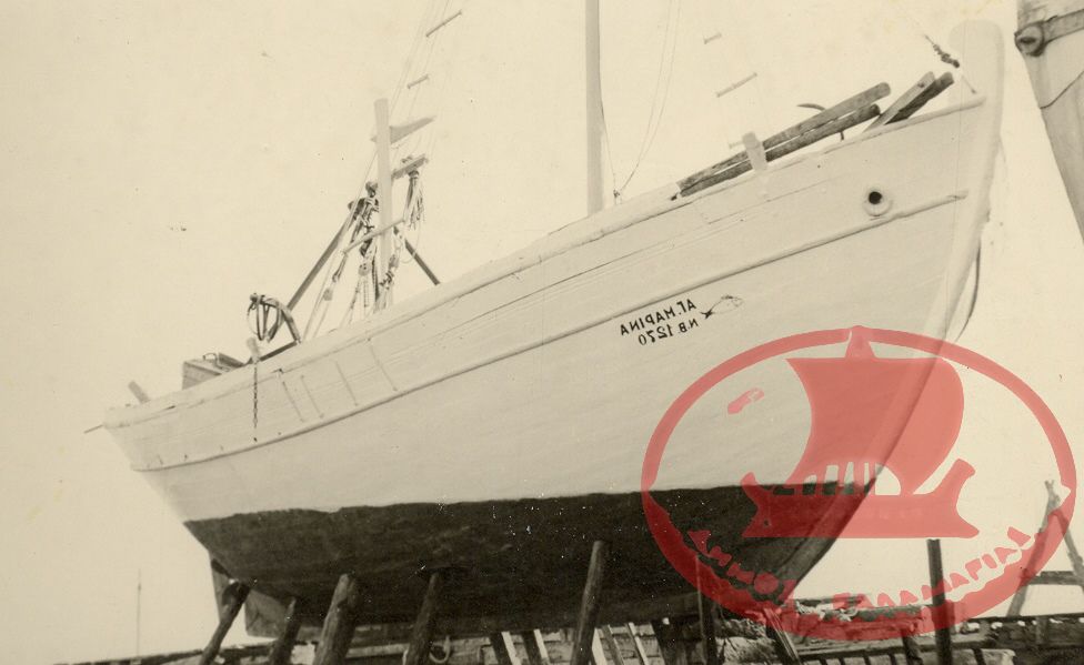 Αρετσού. Το Καΐκι του Δημητρίου Τσιμπιτά στο καρνάγιο