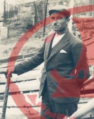 Αρετσού. Ο Πέτρος Τσαούσης στην παραλία κάτω από το κέντρο Παράδεισο