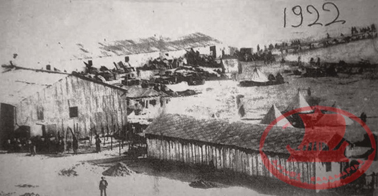 Πρόσφυγες του 1922 σε παράγκες στην Καλαμαριά